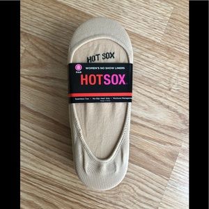 Hot Sox NoShow liners 4 tan 4 black